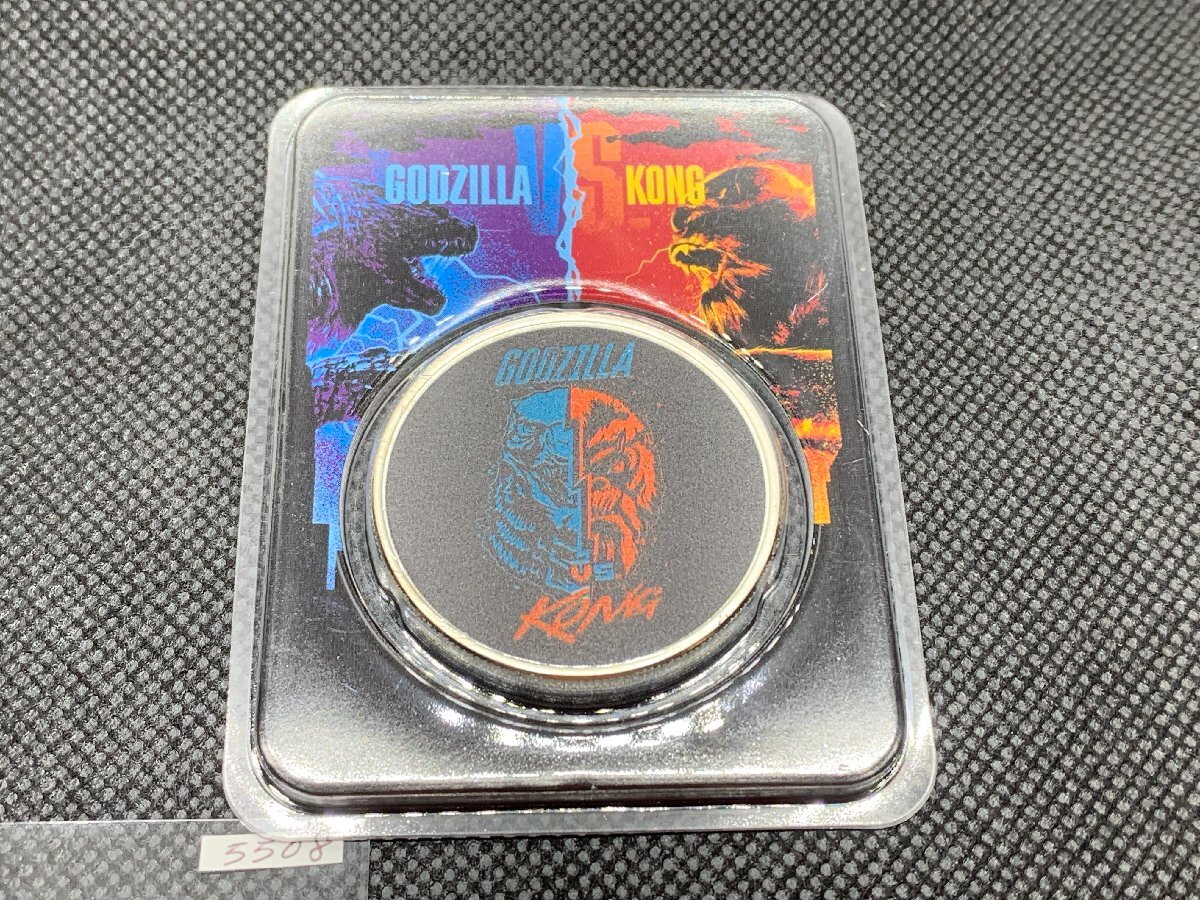 31.1 gram 2021 year ( new goods )niue Godzilla VS navy blue g:[ against decision ] original silver 1 on scalar silver coin 