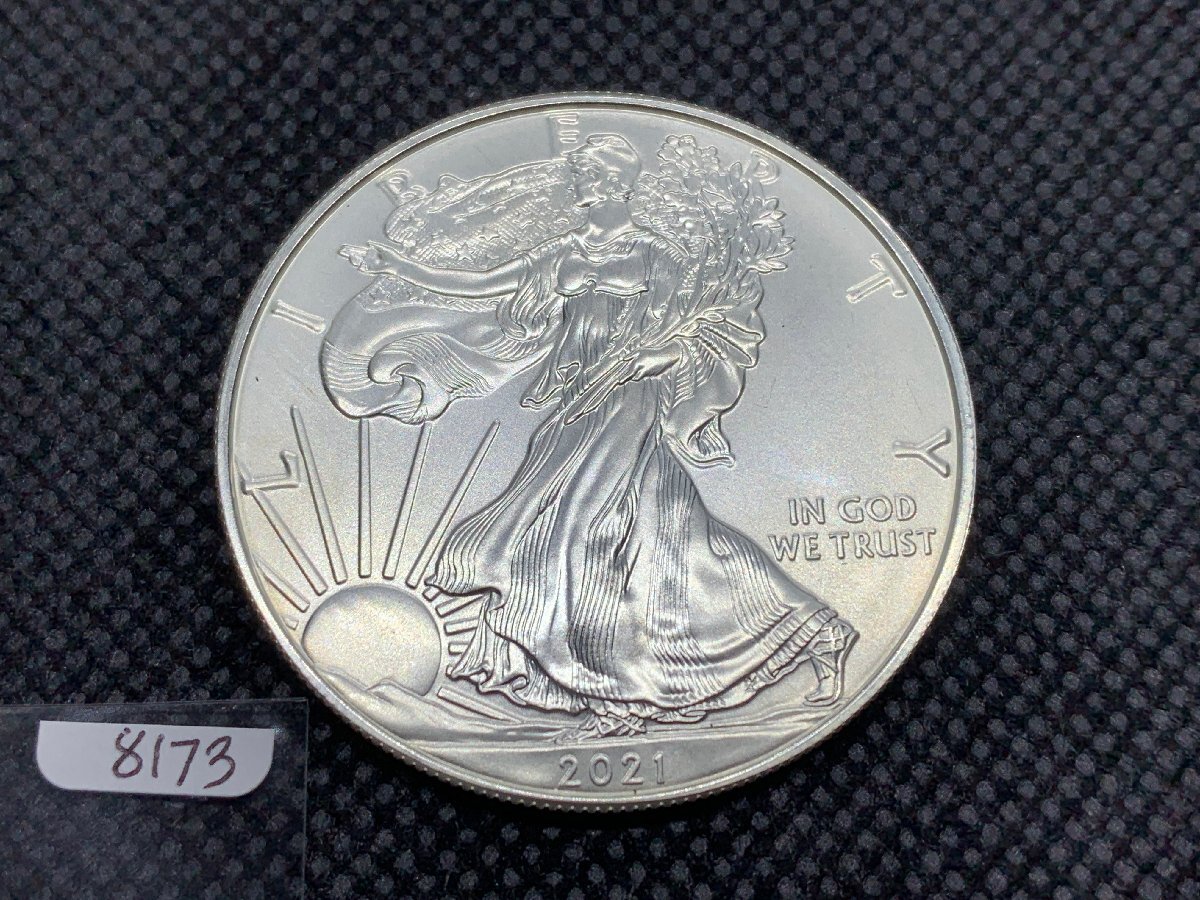 31.1 грамм 2021 (Новый) Американская «Орел Ходьба Либерти» Чистое серебро 1 унция серебряная монета