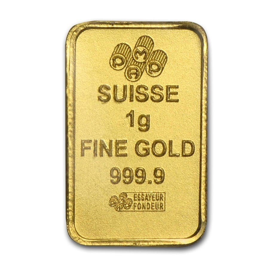 [ written guarantee attaching .] ( new goods ) Switzerland bread p[ multi gram ] original gold 1 gram bar * guarantee number attaching 