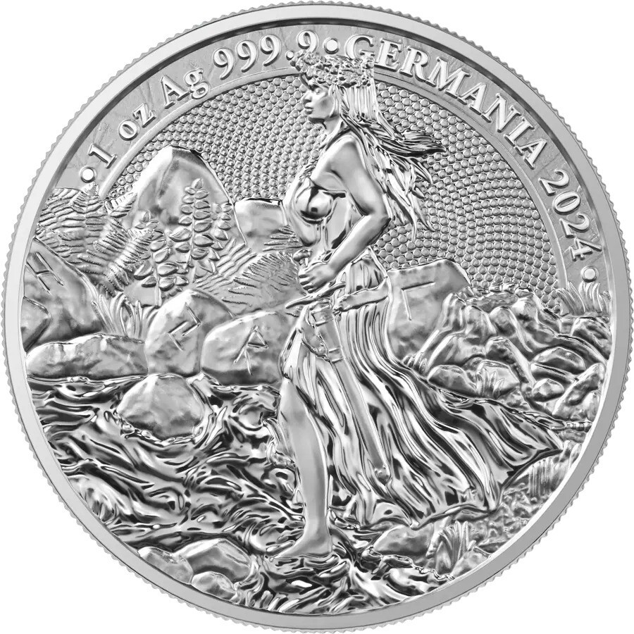 [保証書・カプセル付き] 2024年 (新品) ポーランド「ゲルマニア」純銀 1オンス 銀貨の画像1