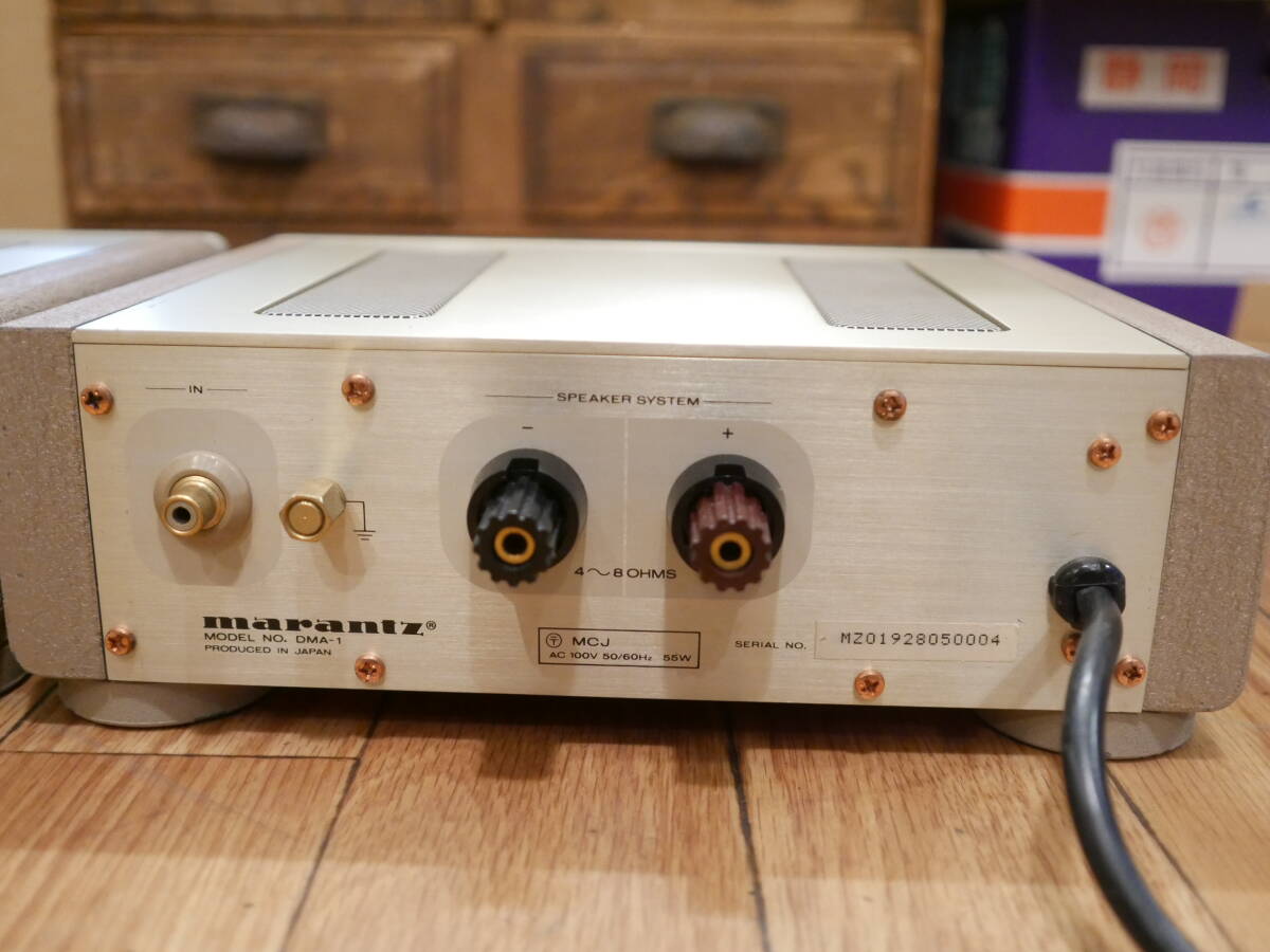 ◆marantz【DMA-1】モノラルパワーアンプ ペア 2台セット USED品 高級名機 マランツの画像9