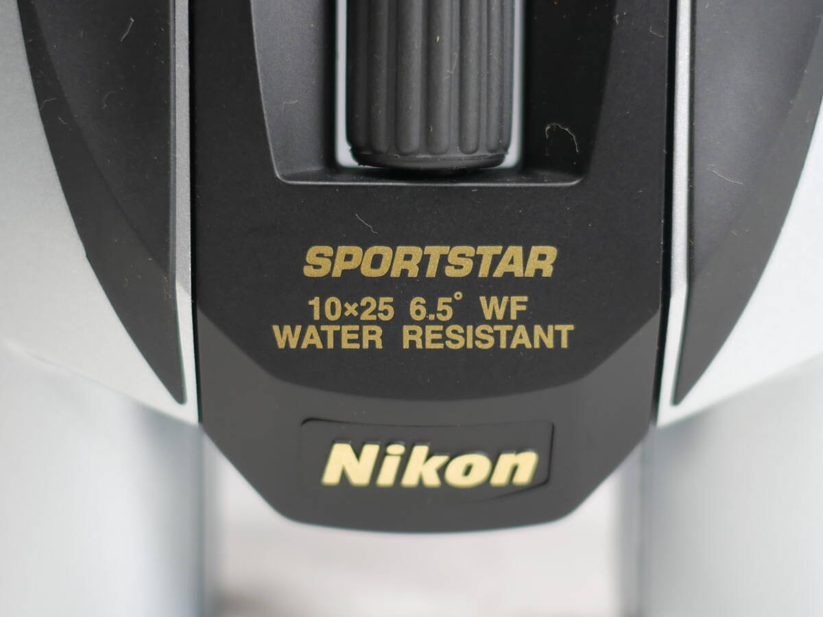 ◆Nikon SPORTSTAR【10x25 6.5° WF】双眼鏡 USED美品 ソフトケース付属 ニコンの画像4