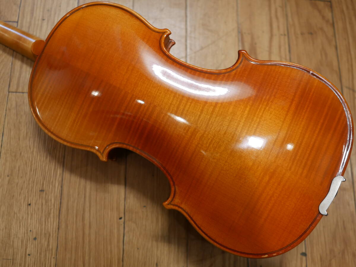 ◆K.Shimora【No.120】1991年 ドイツ製バイオリン 4/4 ハードケース・弓付属 下倉楽器の画像6