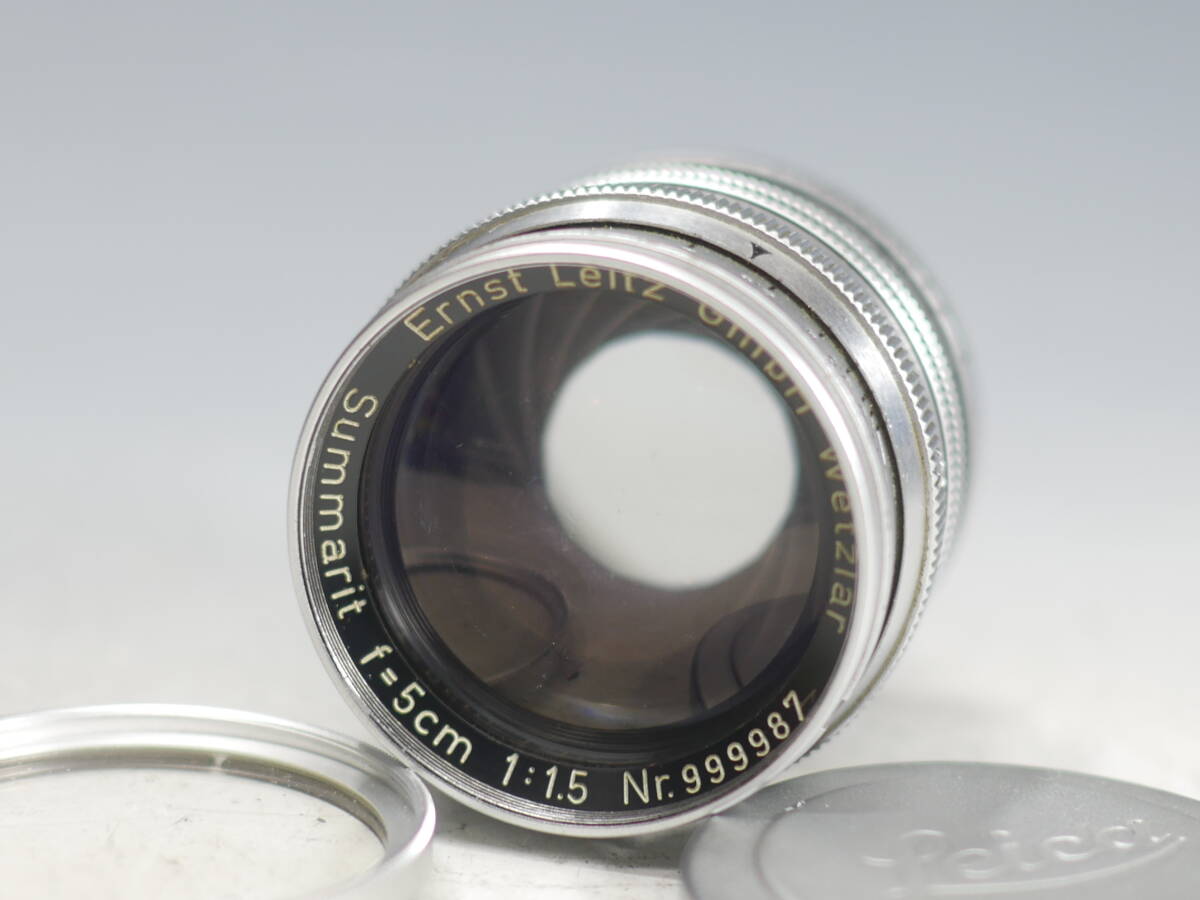◆Ernst Leitz GmbH Wetzlar【Summarit f=5cm 1:1.5】Lマウント レンズ USED品 ライカ Leica ライツの画像1