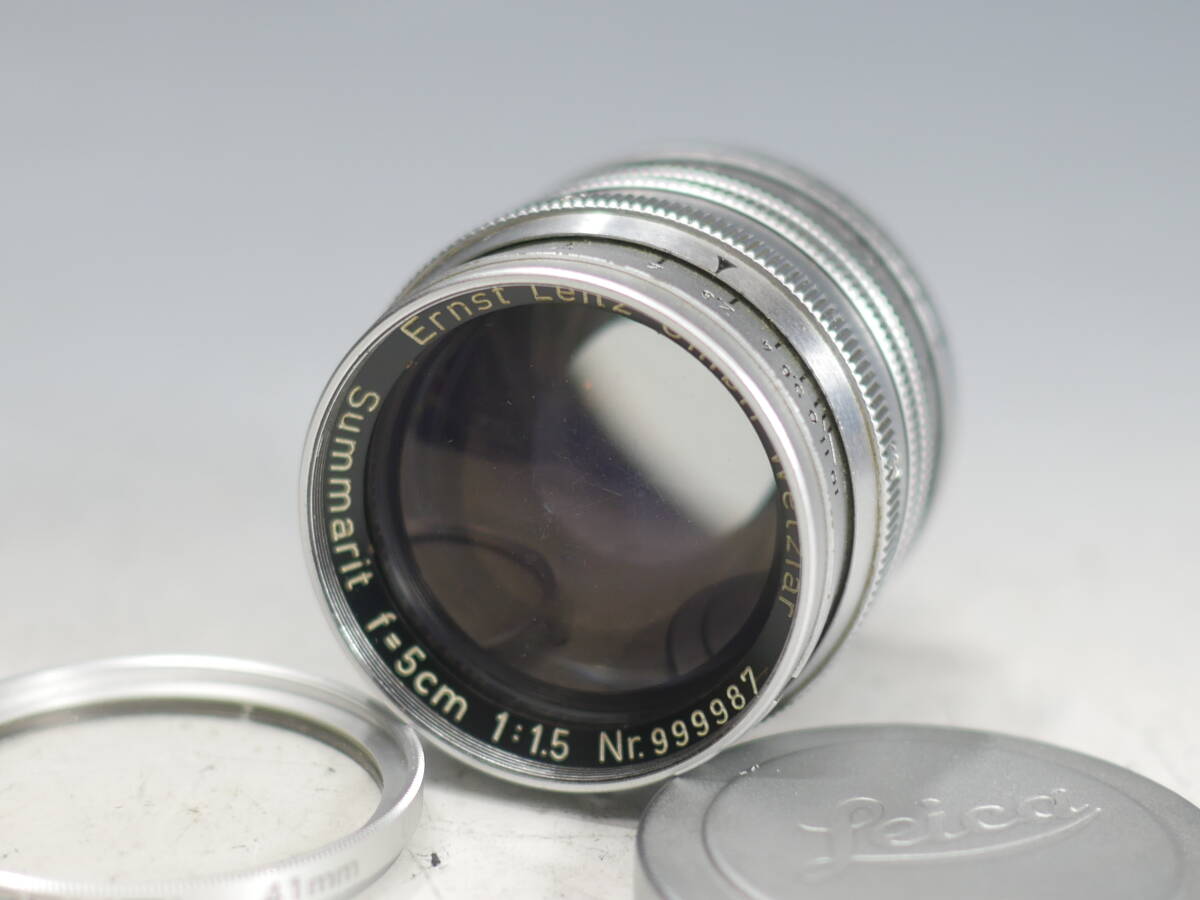 ◆Ernst Leitz GmbH Wetzlar【Summarit f=5cm 1:1.5】Lマウント レンズ USED品 ライカ Leica ライツの画像2