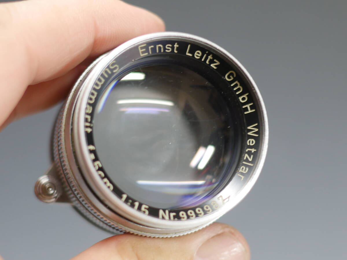 ◆Ernst Leitz GmbH Wetzlar【Summarit f=5cm 1:1.5】Lマウント レンズ USED品 ライカ Leica ライツの画像5