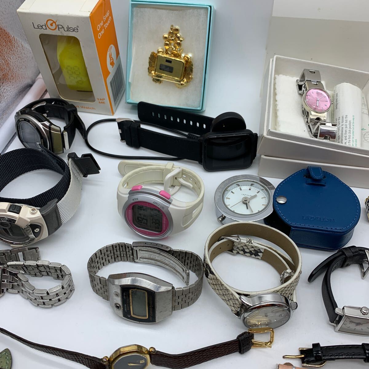 JUNK品 腕時計 まとめ セット CASIO SEIKO EDIFICE CITIZEN NIXON 懐中時計含む 50本以上 まとめ売り の画像6