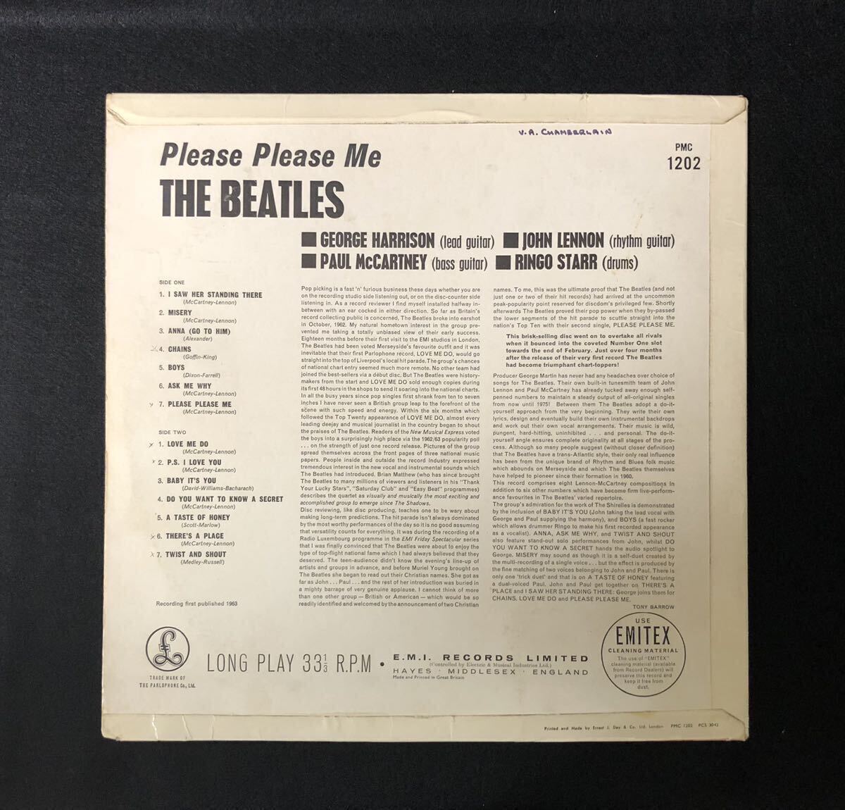 Gold Parlophone 英原盤 The Beatles Please Please Me Mono Gold Parlophone 英原盤 The Beatles Please Please Me Mono