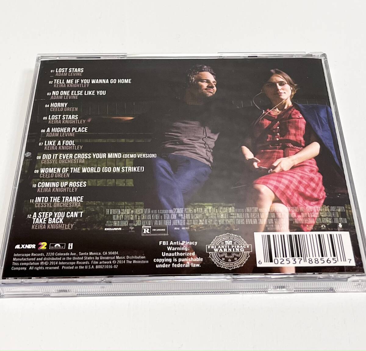 極美品 ♪ BEGIN AGAIN はじまりのうた サントラ CDの画像2