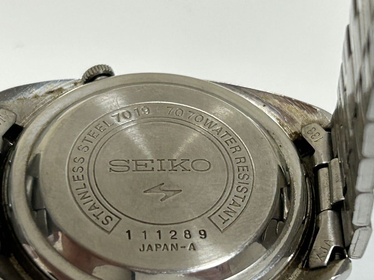 SEIKO5セイコー ファイブ アクタス デイデイト 7019-7070 自動巻き メンズ 腕時計 【中古品】の画像5