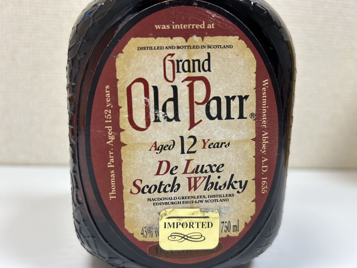 Grand Old Parrグランド オールド パー 12Years 750ml 43% ウイスキー 古酒 未開栓の画像3