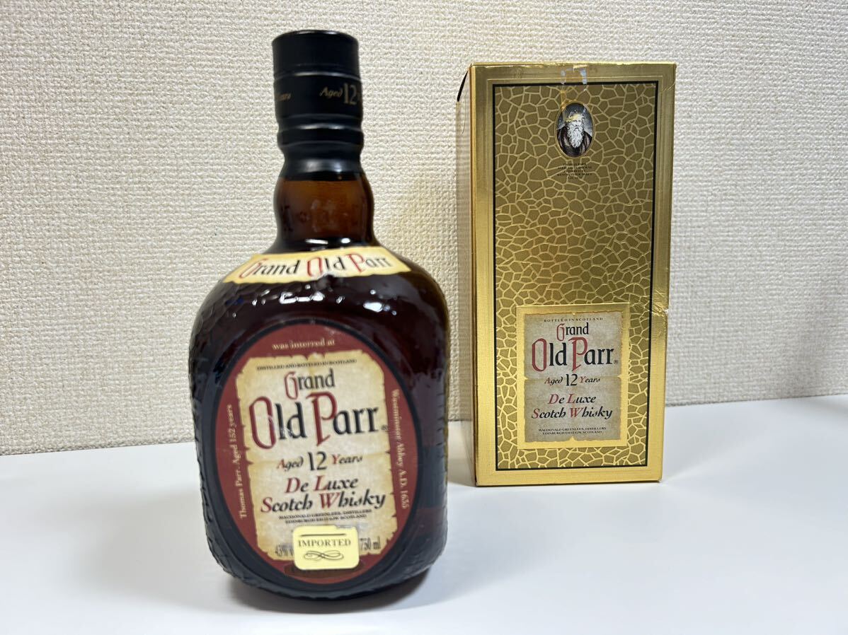 Grand Old Parrグランド オールド パー 12Years 750ml 43% ウイスキー 古酒 未開栓の画像1