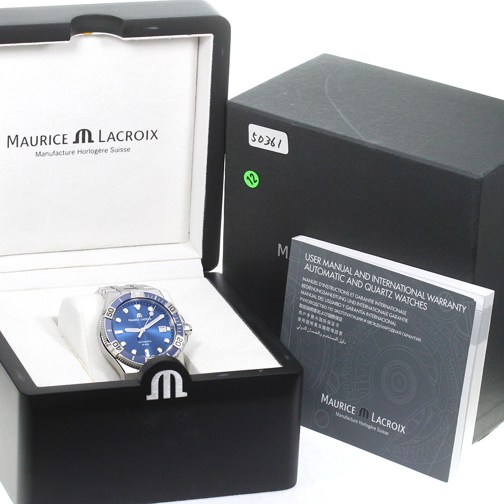  Maurice Lacroix MAURICE LACROIX AI6058-SS002-330-2 Icon Ventura - Date self-winding watch men's beautiful goods box * written guarantee attaching ._608264