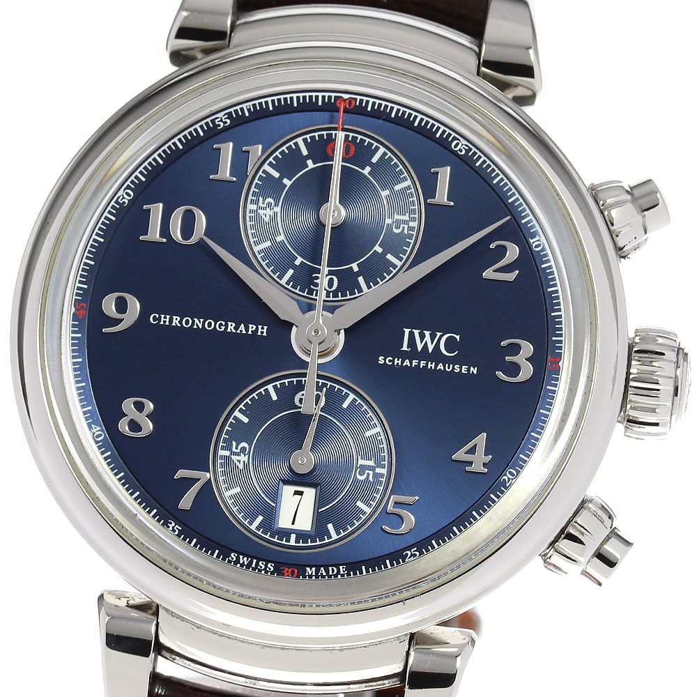 IWC IWC SCHAFFHAUSEN IW393402 da vinchi low re незначительный * спорт * four *gdo самозаводящиеся часы мужской хорошая вещь коробка * с гарантией ._810384