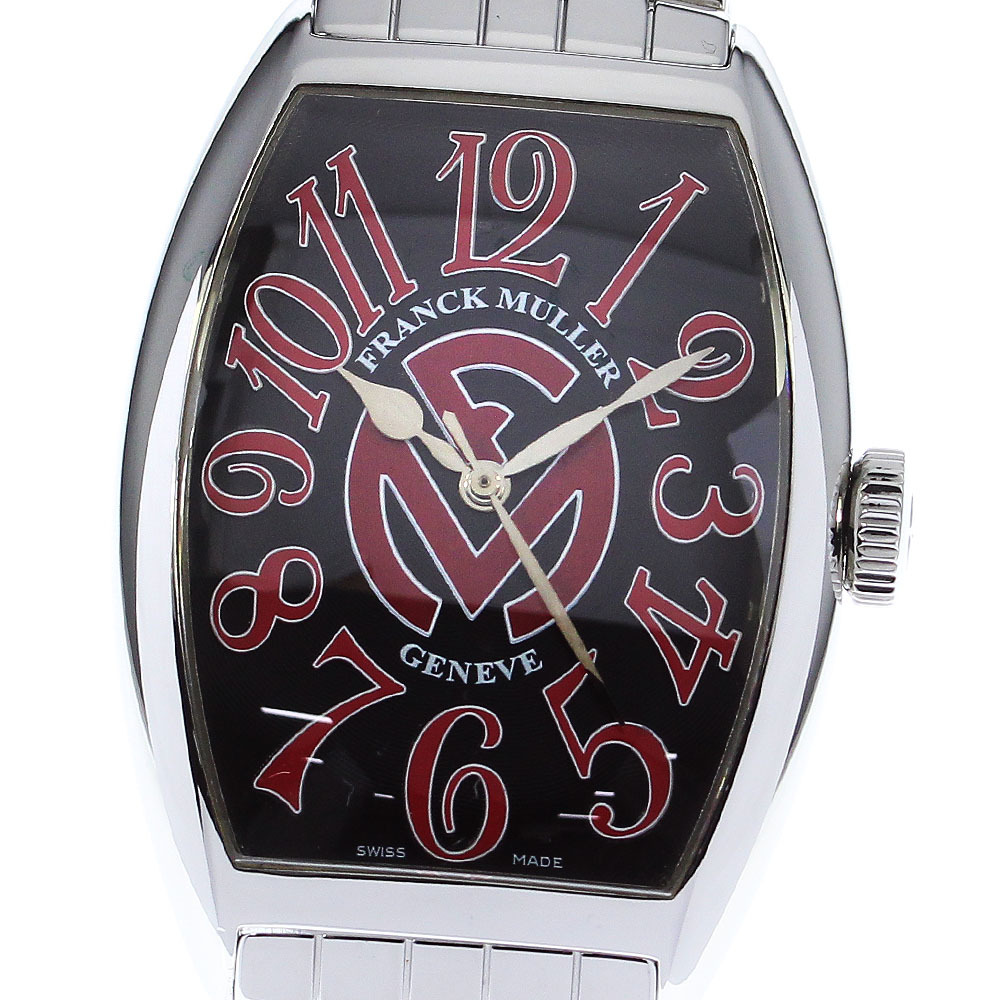 フランクミュラー FRANCK MULLER 5850SCRELFM トノー カーベックス 自動巻き メンズ 美品 _808680_画像1