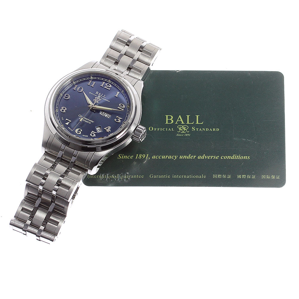  ball watch BALLWATCH NM1058D-SCJ-BEto rain master Cleveland Express self-winding watch men's beautiful goods written guarantee attaching ._785388