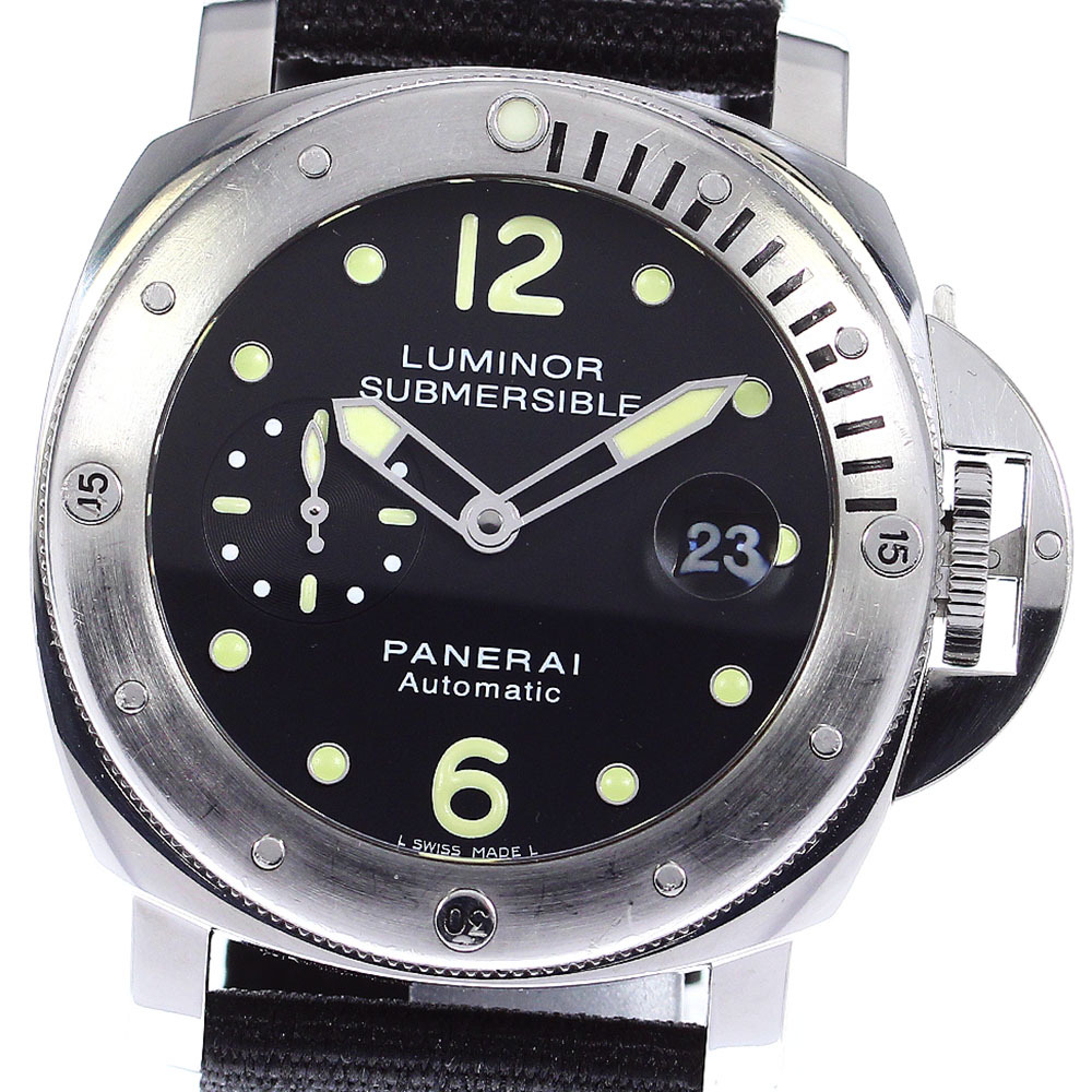 パネライ PANERAI PAM00024 ルミノール サブマーシブル スモールセコンド 自動巻き メンズ 箱・保証書付き_795057_画像1