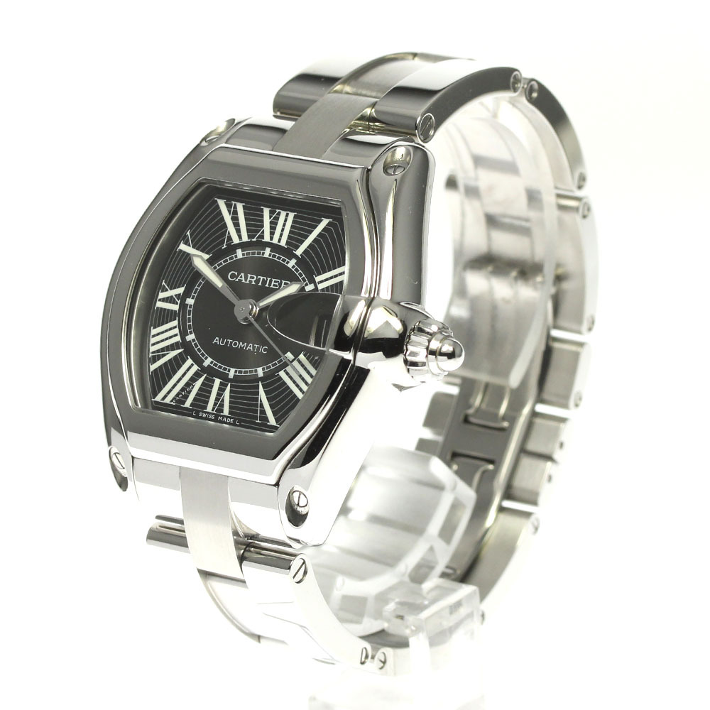  Cartier CARTIER W62041V3 Roadster LM Date self-winding watch men's superior article inside box attaching _798977