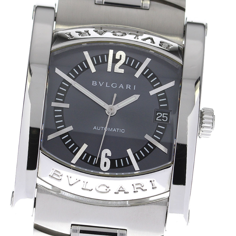 ブルガリ BVLGARI AA44S アショーマ デイト 自動巻き メンズ 良品 _810452_画像1