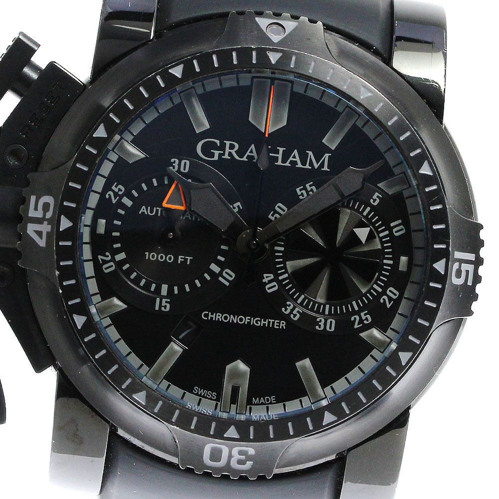  Graham GRAHAM 20VEB.B40A Chrono Fighter большой размер самозаводящиеся часы мужской с гарантией ._813334