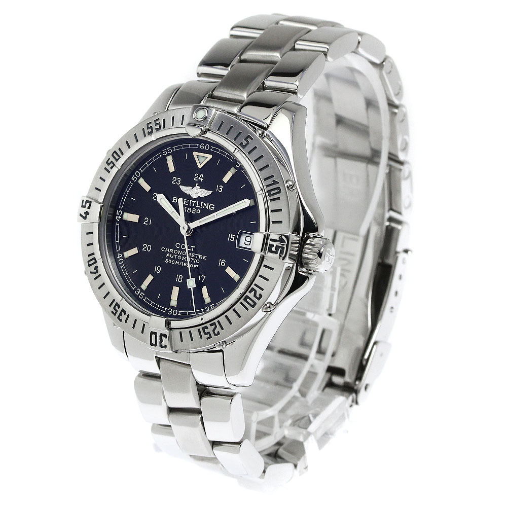  Breitling BREITLING A17350 Colt Ocean Date self-winding watch men's superior article _812266