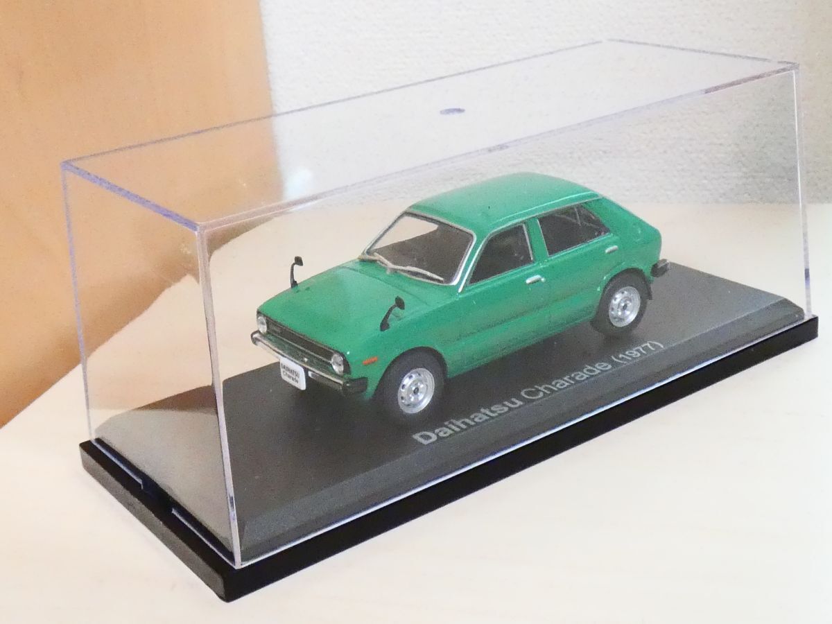 国産名車コレクション 1/43 ダイハツ シャレード daihatsu charade 1977 緑 アシェット 旧車 クラシックカー ミニカー ＴD_画像7
