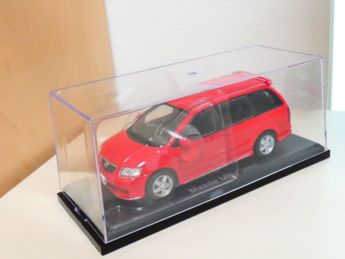 国産名車コレクション 1/43 マツダ MPV 2002 赤 アシェット 旧車 クラシックカー ミニカー ＴDの画像7