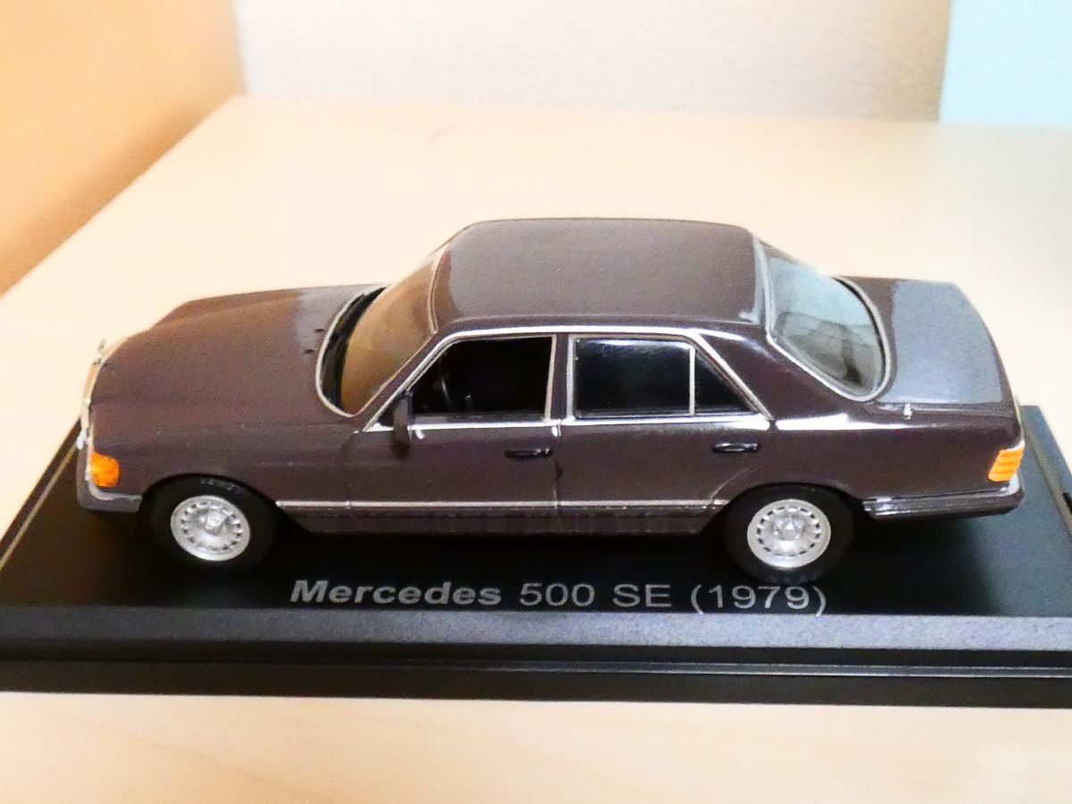 国産名車コレクション 1/43 メルセデス ベンツ Mercedes Benz 500SE 1979 アシェット 旧車 クラシックカー ミニカー ＴDの画像5