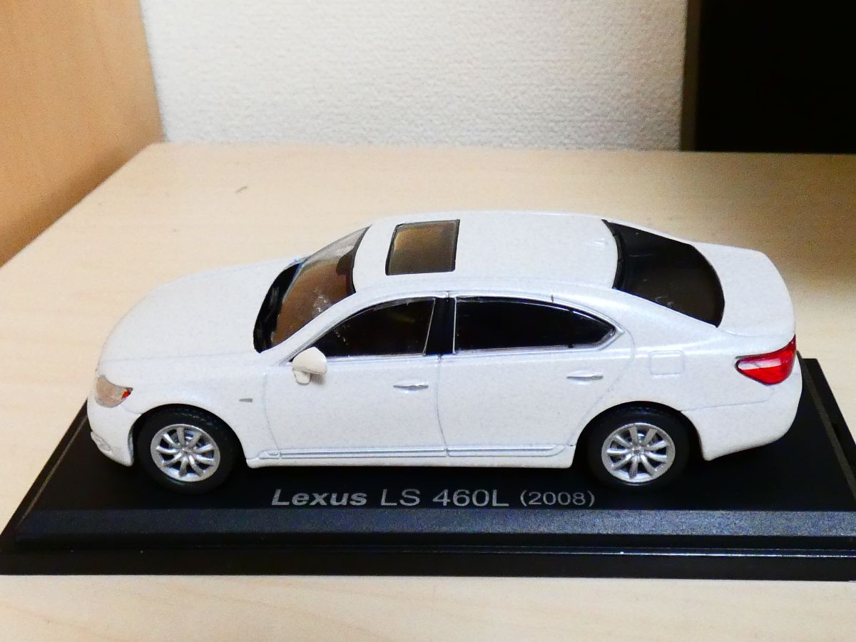 国産名車コレクション 1/43 レクサス Lexus LS 460L 2008 白 アシェット 旧車 クラシックカー ミニカー ＴDの画像5