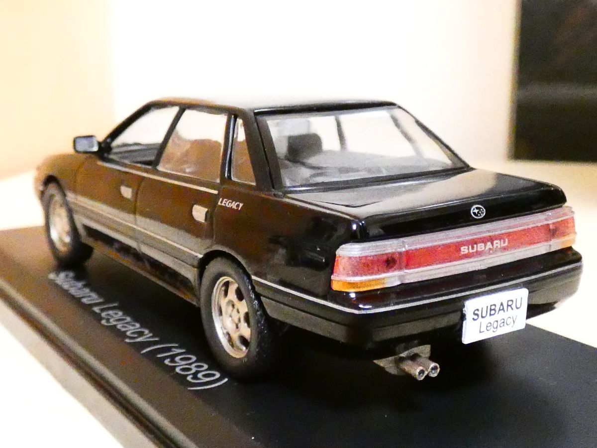 国産名車コレクション 1/43 スバル レガシィ レガシー 1989 黒 ② アシェット 旧車 クラシックカー ミニカー ＴDの画像2