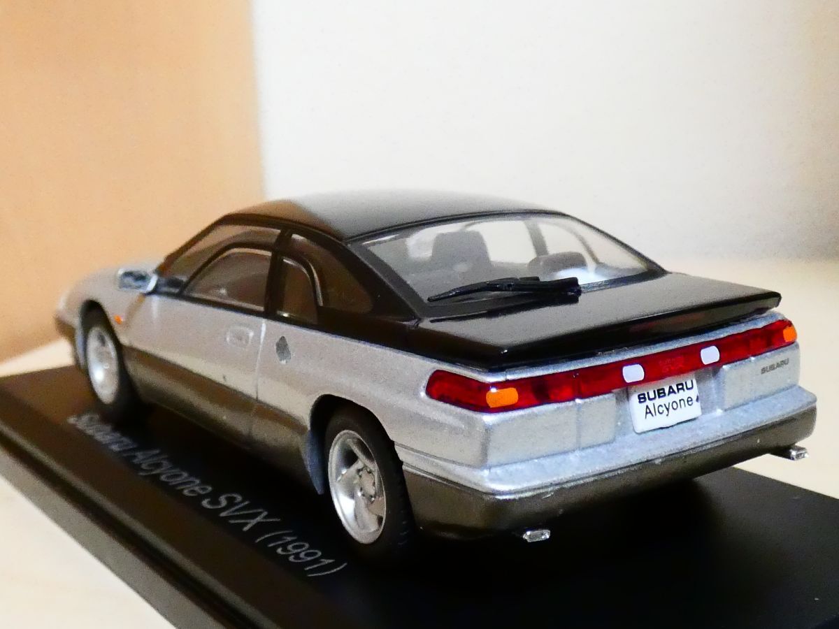 国産名車コレクション 1/43 スバル アルシオーネ SVX 1991 シルバー アシェット 旧車 クラシックカー ミニカー ＴDの画像2