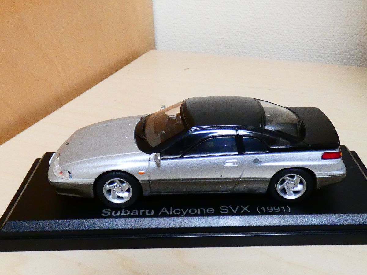 国産名車コレクション 1/43 スバル アルシオーネ SVX 1991 シルバー アシェット 旧車 クラシックカー ミニカー ＴDの画像5
