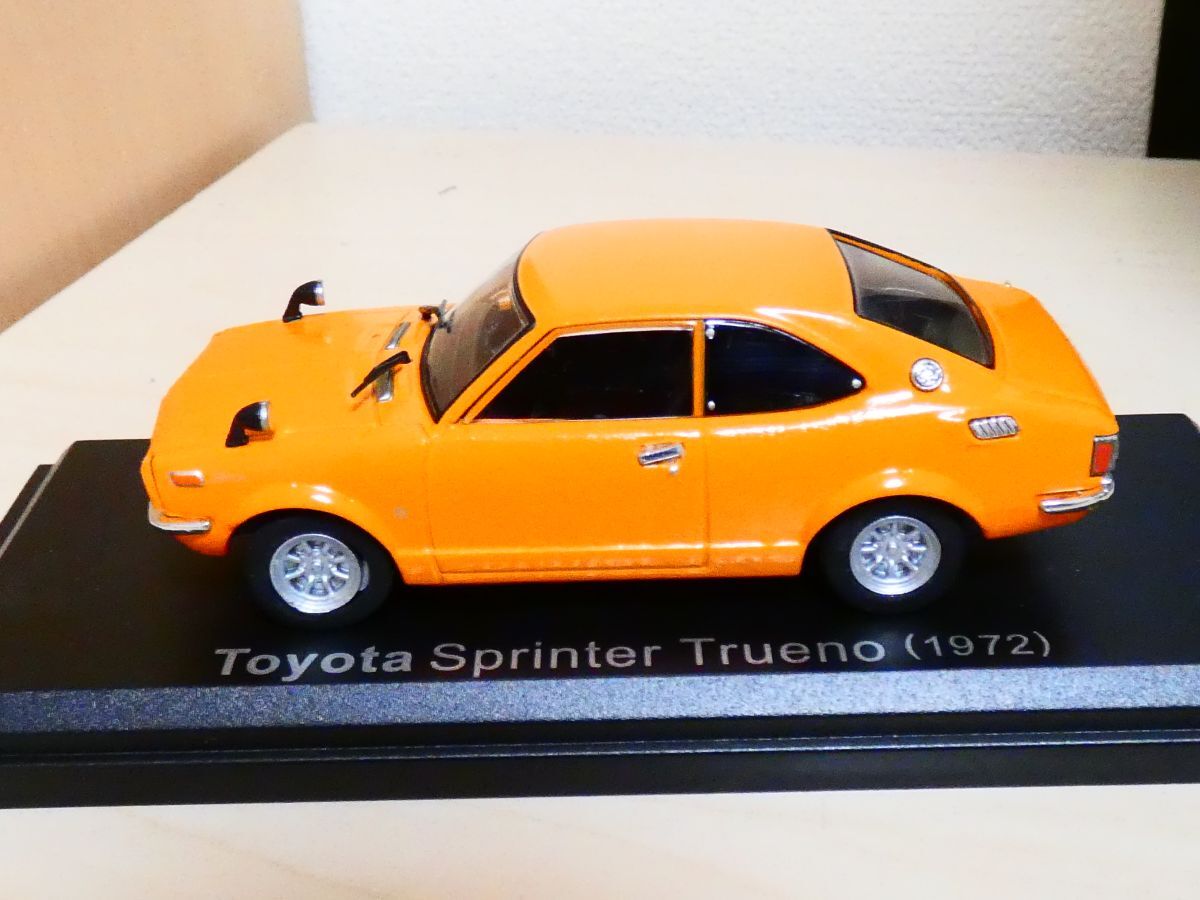 国産名車コレクション 1/43 トヨタ スプリンター トレノ 1972 オレンジ ② アシェット 旧車 クラシックカー ミニカー ＴD_画像5