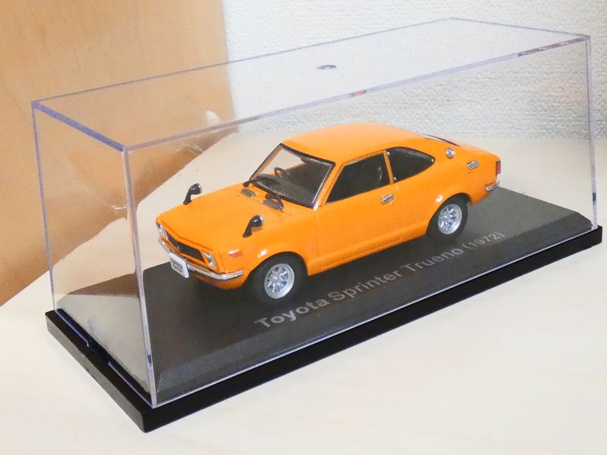 国産名車コレクション 1/43 トヨタ スプリンター トレノ 1972 オレンジ ② アシェット 旧車 クラシックカー ミニカー ＴD_画像7