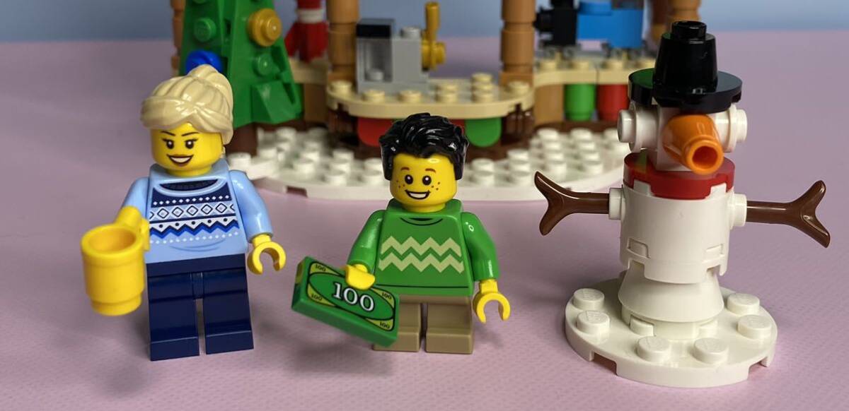 LEGO レゴ 40602 ウインターマーケット　解体済_画像3