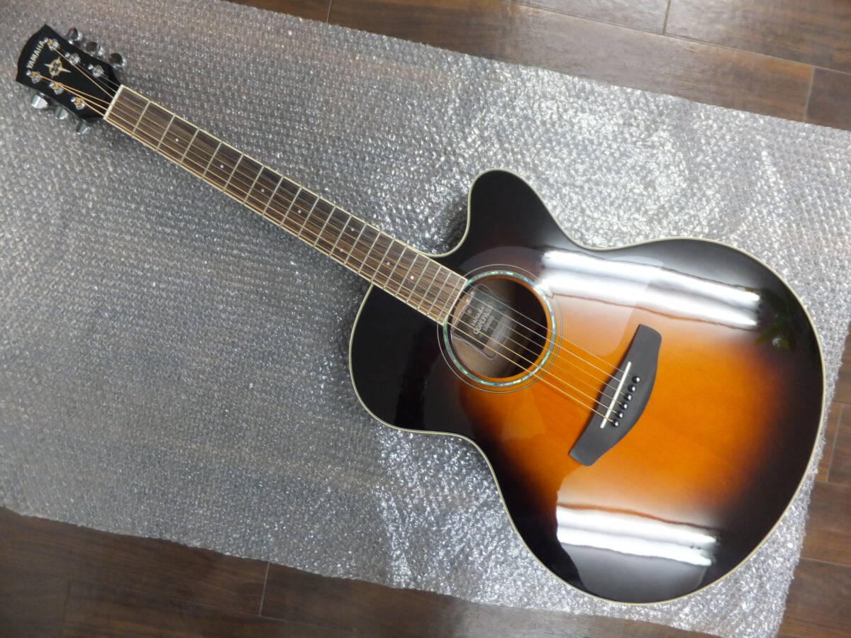 B1760 極美品 YAMAHA ヤマハ CPX600 COMPASS SERIES エレアコ アコースティックギター_画像1