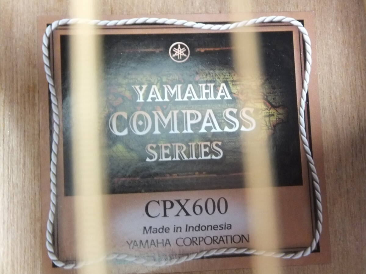 B1760 極美品 YAMAHA ヤマハ CPX600 COMPASS SERIES エレアコ アコースティックギターの画像5