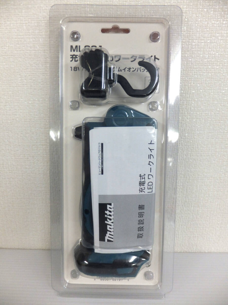 C26 新品 makita マキタ 充電式 LED ワークライト ML801 18V/14.4V 兼用 電動工具の画像3