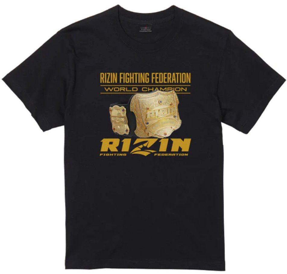 【即決】【未使用】RIZIN チャンピオンベルト Tシャツ