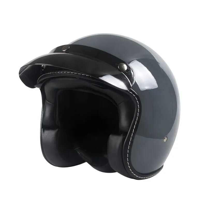 ★ECE endscope helmet☆ハーフジェット☆グレー☆Lサイズ☆新品未使用★の画像7