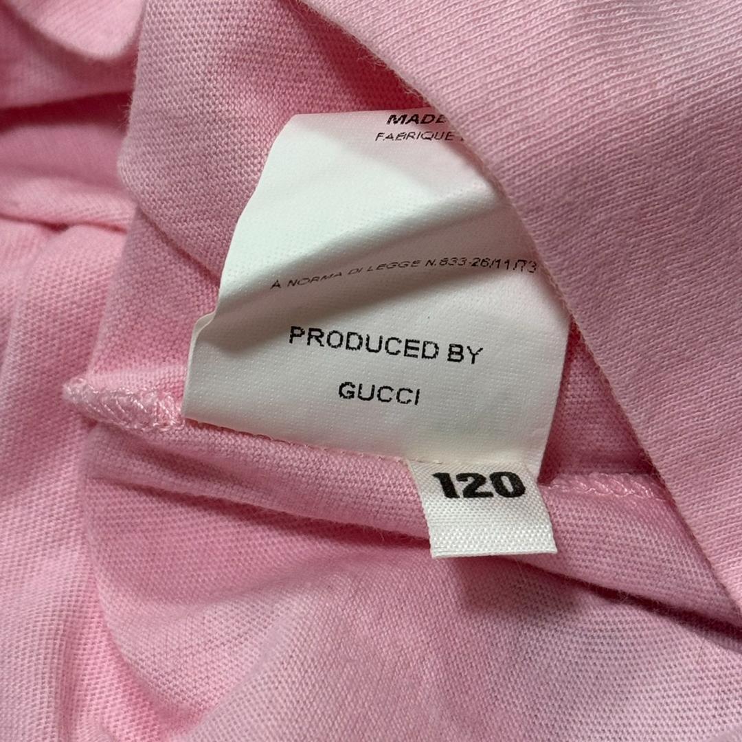 GUCCI Gucci короткий рукав футболка tops одноцветный S размер бренд 