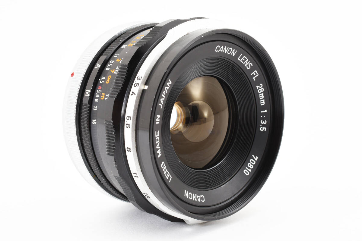 Canon FL 28mm F3.5 広角単焦点♪ オールドレンズ #7070の画像4