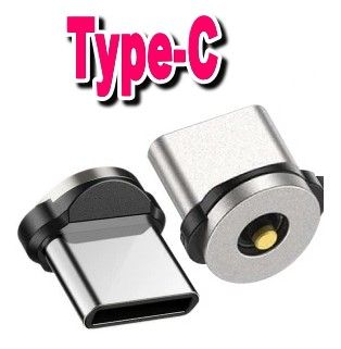 Type-C  タイプC端子 パープル１m 充電 ケーブル　540度回転 USBケーブル マグネット式 磁気