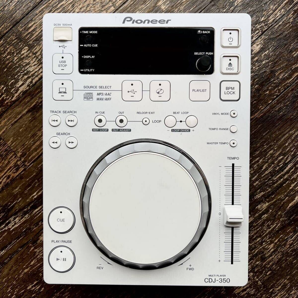 Pioneer CDJ-350 White белый 2 шт. комплект / рабочее состояние подтверждено 