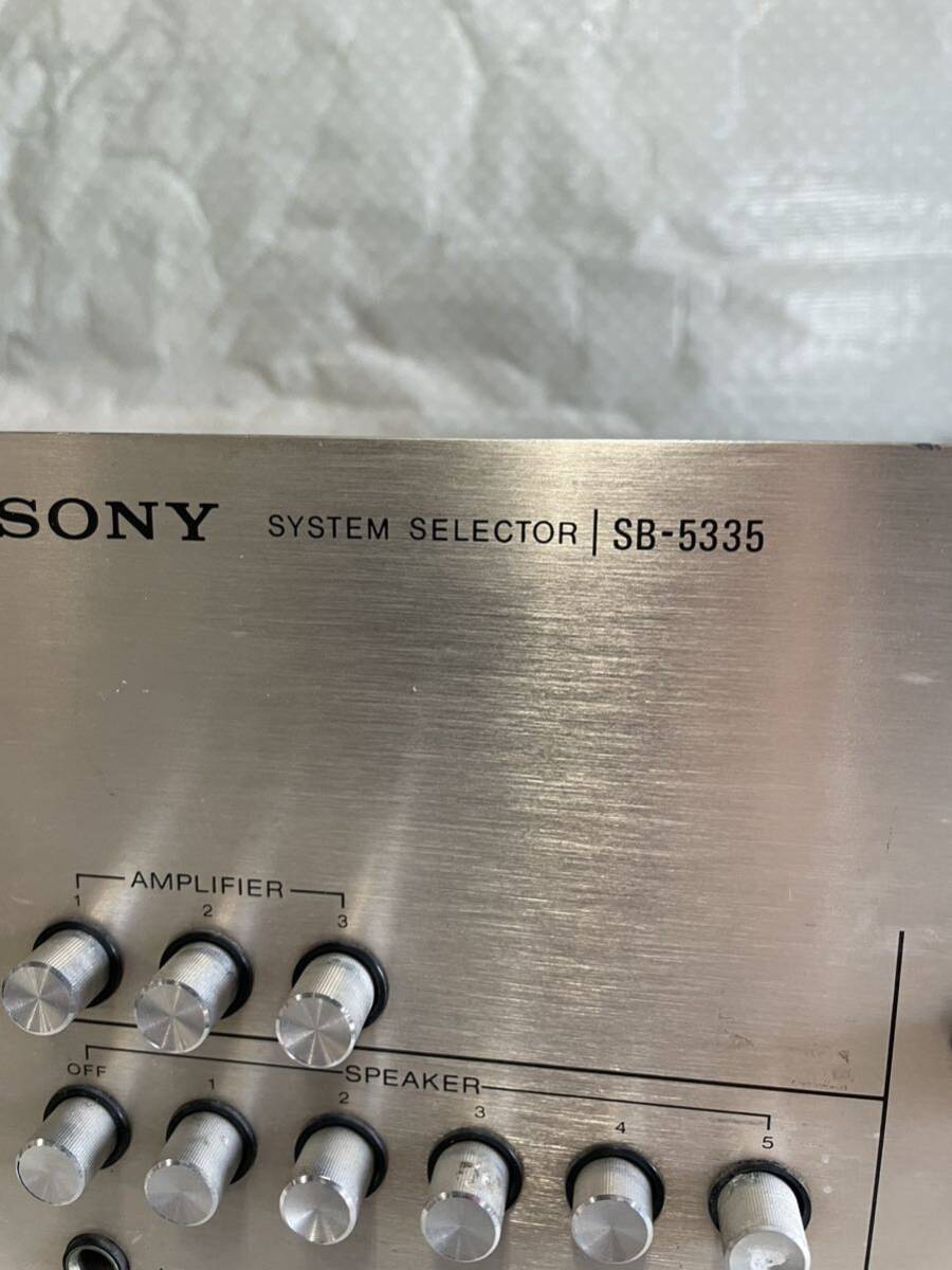 SONY/ソニー システムセレクター SB-5335 SYSTEM SEJECTOR 動作未確認 中古 ジャンク品_画像4