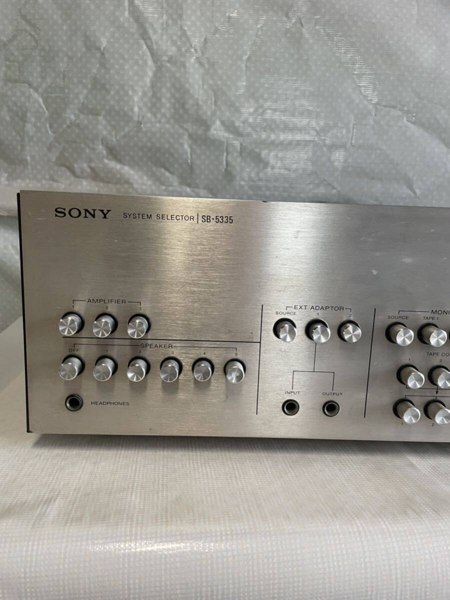 SONY/ソニー システムセレクター SB-5335 SYSTEM SEJECTOR 動作未確認 中古 ジャンク品_画像2