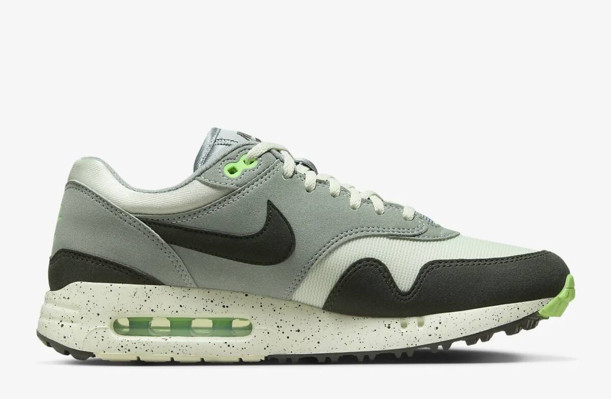 新品 25.0cm NIKE ナイキ エア マックス 1 86 ゴルフ グレー グリーン 緑 シーグラス OG GOLF AIR MAX 耐水 未使用 正規品 本物 DV1403-002の画像5