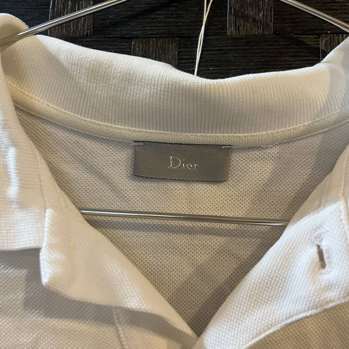 Dior ポロシャツ 白シャツ Tシャツ シンプル 古着 ディオール