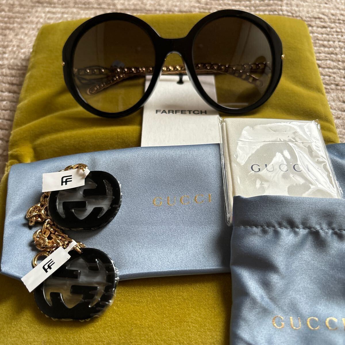 GUCCI グッチ Eyewear オーバーサイズ サングラス 付属品完備 GUCCI グッチ Eyewear オーバーサイズ サングラス 付属品完備
