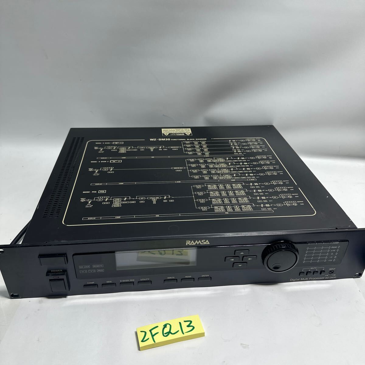 「2FQ13」Panasonic パナソニック WZ-DM30 ramsa ラムサ デジタルマルチプロセッサー 本体 動作品 現状出品の画像1